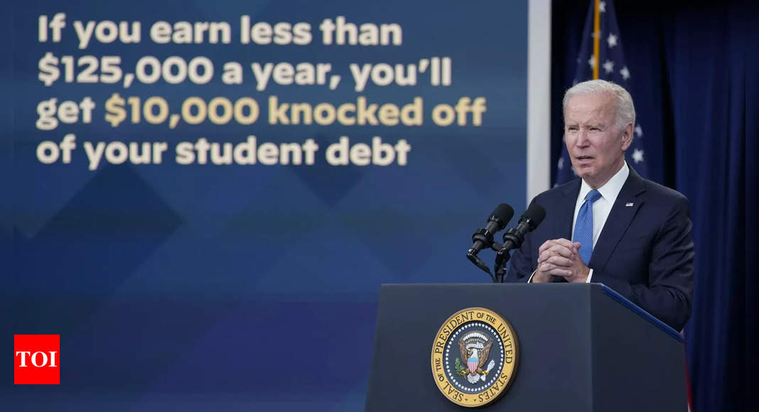 Court temporarily blocks Biden’s student loan forgiveness – Times of India