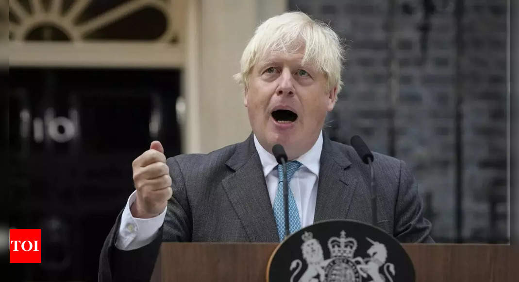 Boris Johnson flies back to Britain to attempt rapid comeback – Times of India