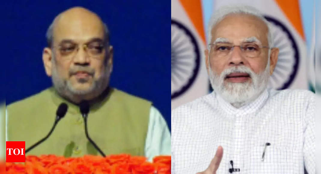 Shah Pm Modi Sends Birthday Wishes To Amit Shah India News Times Of India