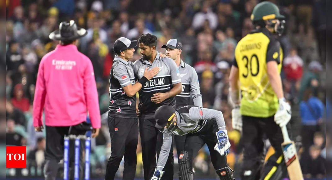 T20 World Cup: New Zealand make big statement, crush Australia by 89 runs in Super 12 opener | Cricket News – Times of India