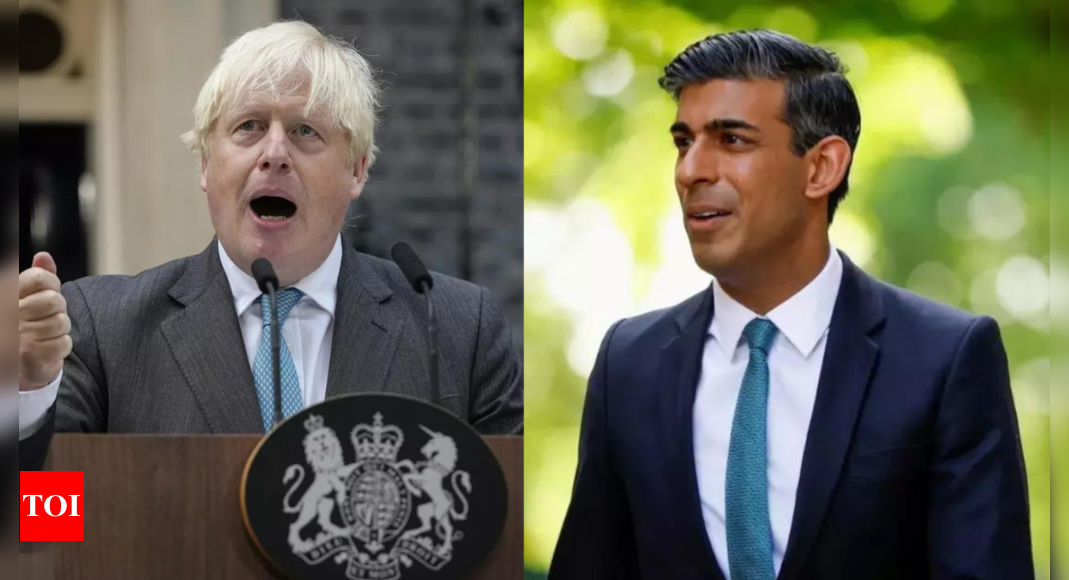 Johnson Rishi Sunak Boris Johnson Camps Claim Hitting 100 Mps Mark