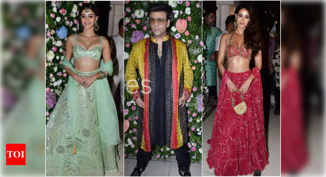Ananya Panday, Disha Patani, Karan Johar, Shilpa Shetty look elegant at Ekta Kapoor’s Diwali occasion – Instances of India