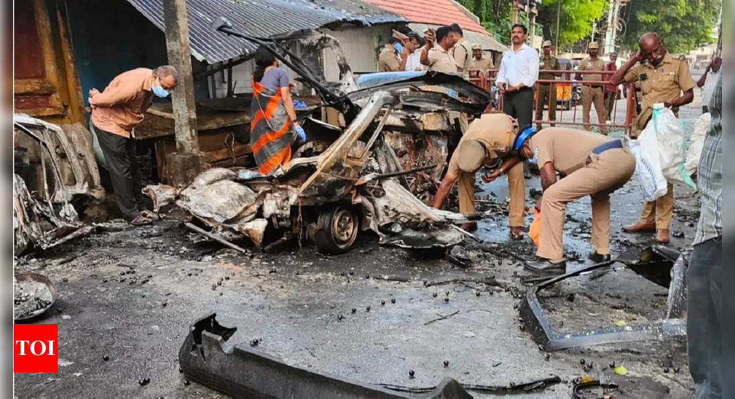 Coimbatore: Man charred to death after car explodes due to LPG leak in ...