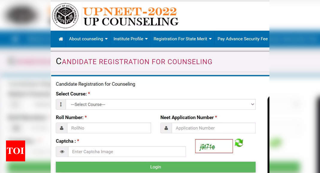 UP NEET UG Counselling 2022 Registration Begins On Upneet.gov.in, Apply ...