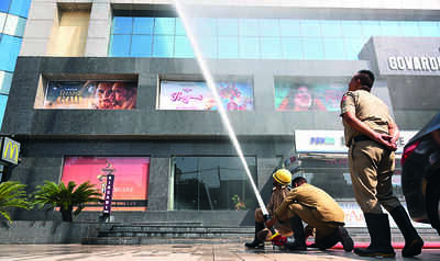 Ludhiana: Fire wing officials get ready for Diwali, conduct fire drill
