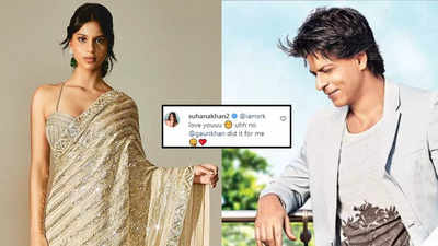 Shah Rukh Khan's comment on daughter Suhana Khan's saree pic is every father ever – 'Did you tie the saree urself?'