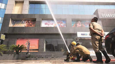 Ludhiana: Fire wing officials get ready for Diwali, conduct fire drill