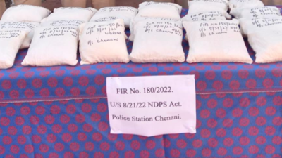 Punjab-based trucker held with 21.5 kg of heroin in J&K's Udhampur