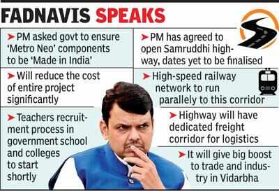 ‘Metro Neo’ in Nagpur on pilot basis in phase-II: Devendra Fadnavis