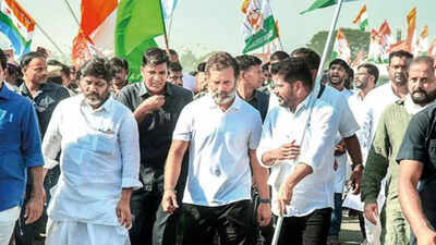 Rahul Gandhi gets rousing reception in Telangana, says Yatra to unite India