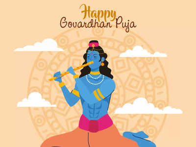 Happy Govardhan Puja Stock Vector Illustration and Royalty Free Happy Govardhan  Puja Clipart