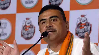 Suvendu Adhikari, trenchant West Bengal CM Mamata Banerjee critic, seen with Birbhum TMC netas
