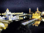 Amritsar: Golden Temple illuminated with lights on the eve of the Diwali festiva...