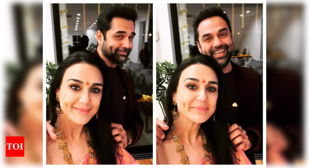 Preity Zinta and Abhay Deol celebrate ‘Dimpavali’ together; compete on ‘who has the deeper dimples’ – See photos – Times of India