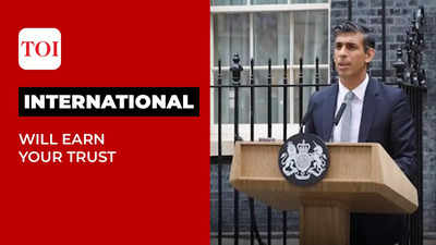 Watch: Full first speech of Rishi Sunak as the UK's Prime Minister