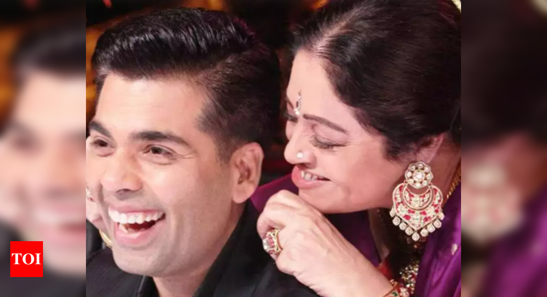Kirron Kher and Karan Johar troll roast other in Diwali video, fans erupt in laughter over fun banter – Times of India