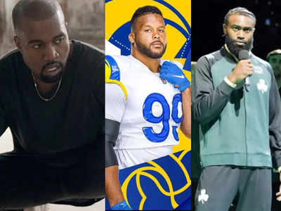 NFL's Aaron Donald, NBA's Jaylen Brown end their deals with Kanye West's agency; say 'hateful words and actions have consequences'