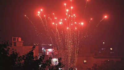 Ludhiana: Festive spark singes the air on Diwali night