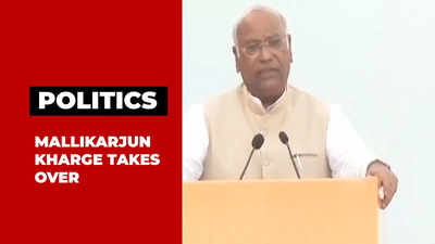 Emotional moment for me… son of labourer takes over as Congress chief: Mallikarjun Kharge