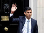 Rishi Sunak leaves the Conservative Party headquarters in London, Britain, on Oct. 24, 2022. (Photo by Stephen Cheung/Xinhua/IANS)