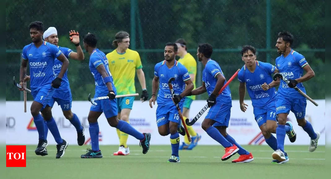 India play out thrilling 5-5 draw against Australia in Sultan of Johor Cup | Hockey News – Times of India