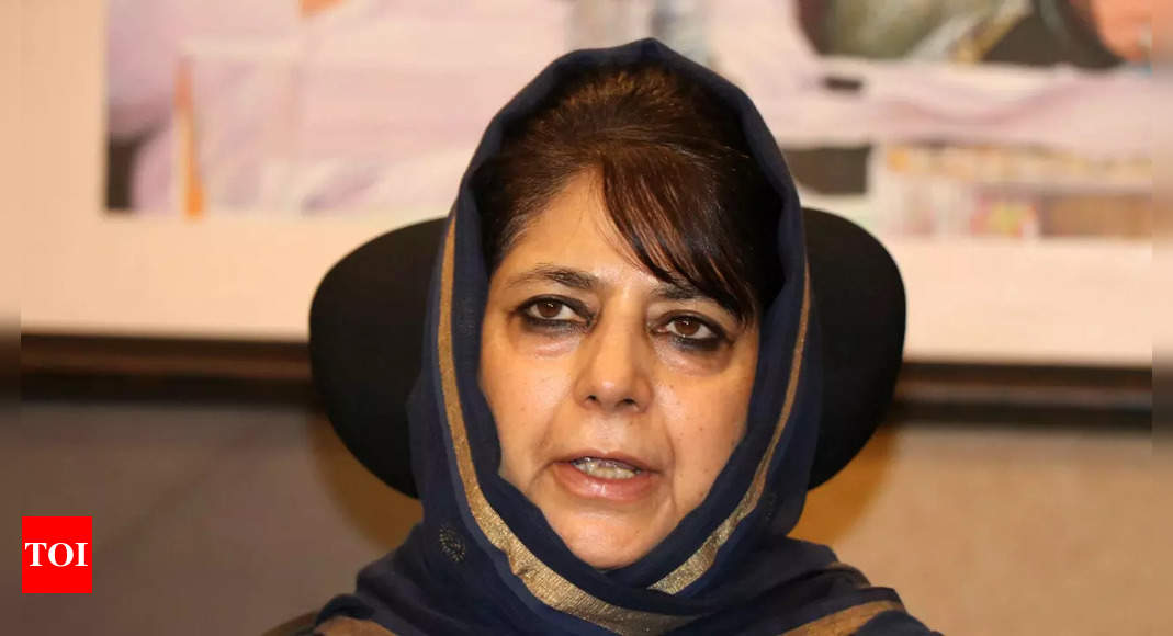 Mehbooba sent final notice to vacate CM bungalow | India News – Times of India