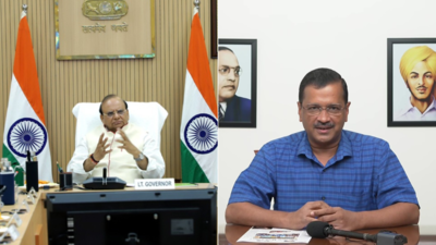 Delhi LG V K Saxena ‘cautions’ CM Arvind Kejriwal on Chhath; AAP hits back, says lay off