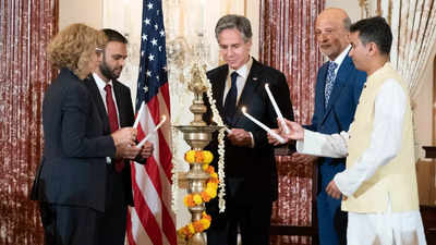 US secretary of state Blinken hosts in-person Diwali reception at State Department
