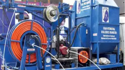 Rs 6 crore gear for mechanised sewer cleaning transition