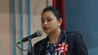 World champion arm wrestler Margaret Pathaw gets Rs 5 lakh award from ...