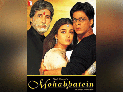 Shah Rukh Khan and Amitabh Bachchan's romantic drama film 'Mohabbatein ...