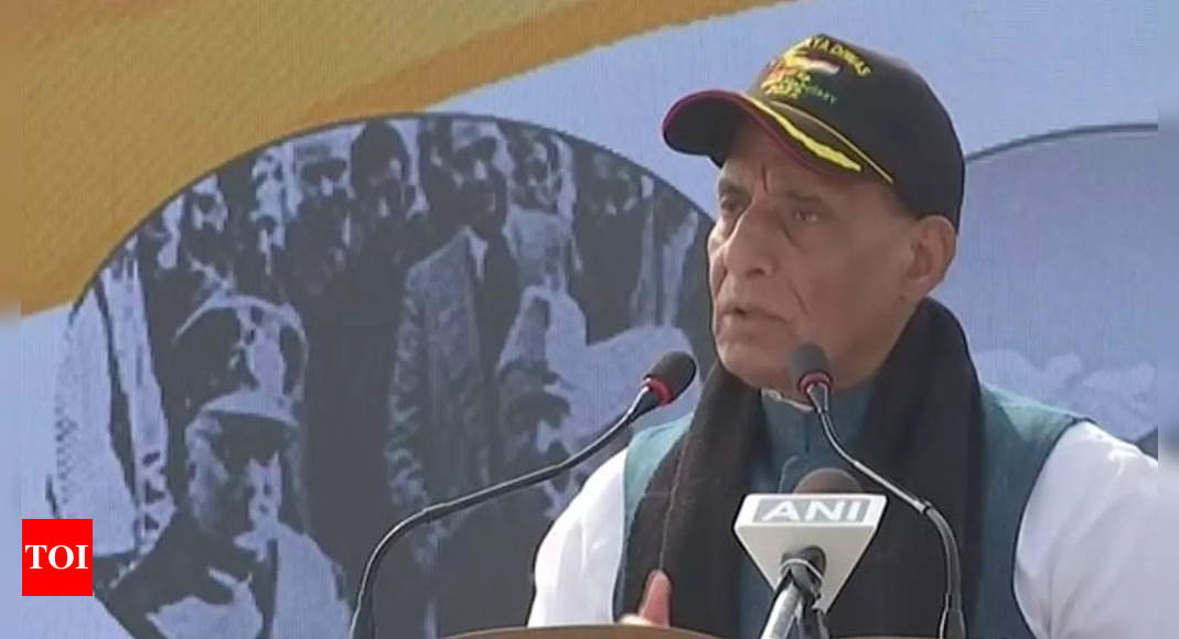 Pakistan committing atrocities against people in PoK, will have to bear consequences: Rajnath Singh | India News – Times of India