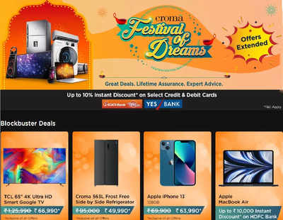 Save Up to Rs 55,000 On TV, Washing Machine, Vacuum Cleaner and More In The Croma Sale
