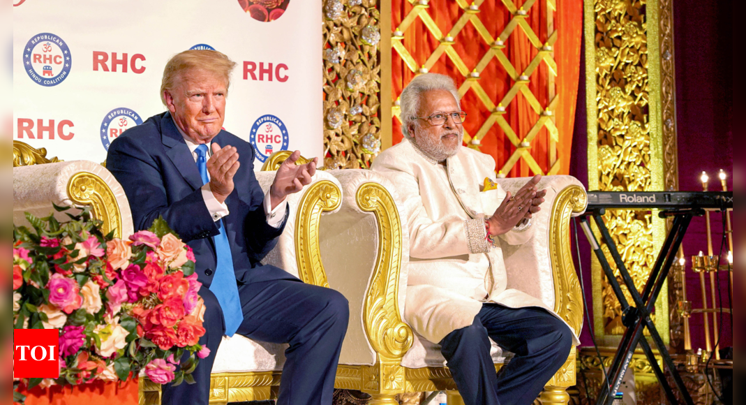 Will take US-India ties to next level again: Donald Trump | India News – Times of India