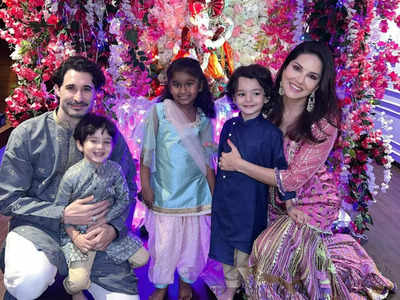 Sunny Leone: With the kind of busy lives we have, the best thing we can our kids is our undivided time