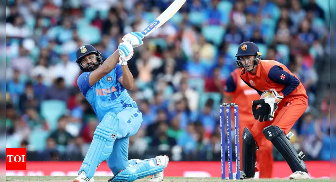T20 World Cup: Rohit Sharma becomes leading six-hitter for India in tournament’s history | Cricket News – Times of India