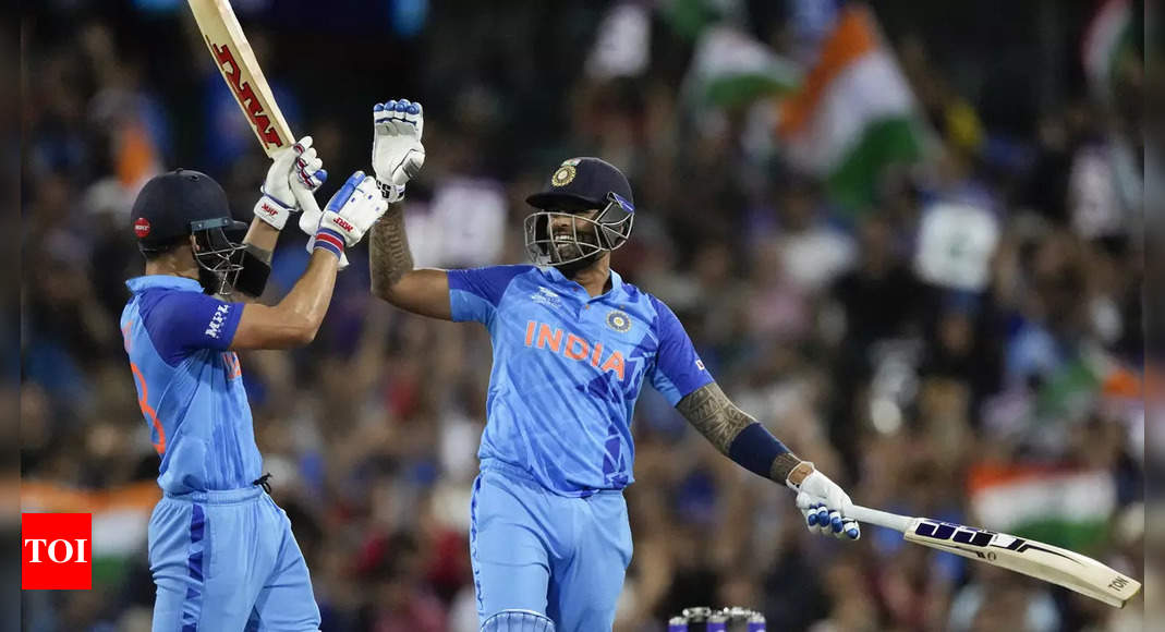T20 World Cup, India vs Netherlands: Suryakumar lights up Sydney SKY-line in India’s 56-run win | Cricket News – Times of India