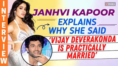 Janhvi Kapoor explains why she said 'Vijay Deverakonda is practically married' - Exclusive Interview