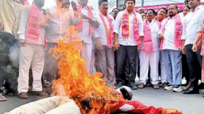Telangana: TRS protests swell against BJP's 'bids'