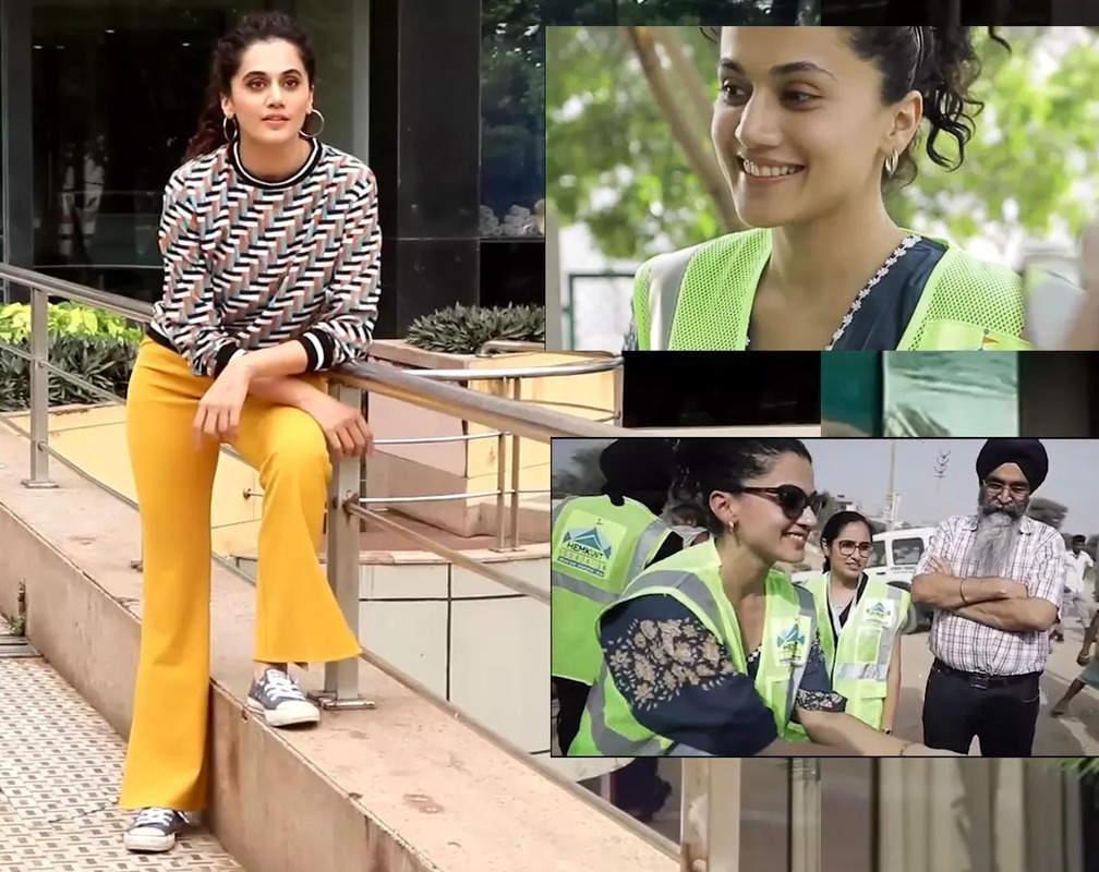 
Taapsee Paanu joins hands with Hemkunt Foundation; aims to work on women menstrual hygiene
