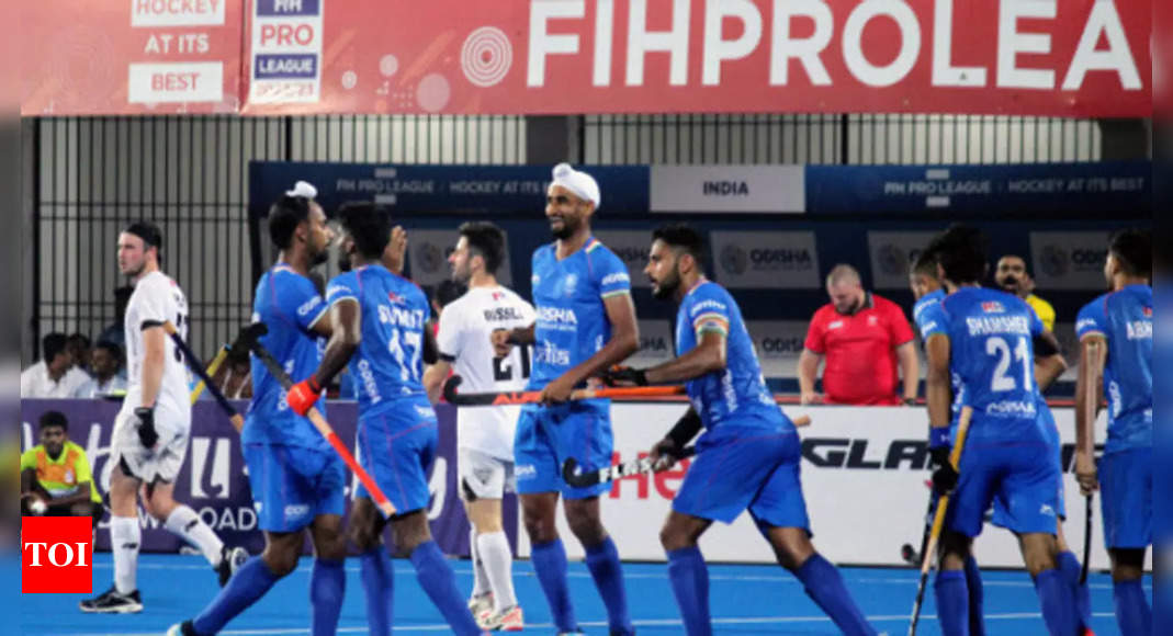 FIH Pro League: India come from behind to beat New Zealand in opener | Hockey News – Times of India