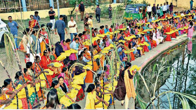 Personal Pools Score Over Ghats For Chhath Puja | Ranchi News - Times ...