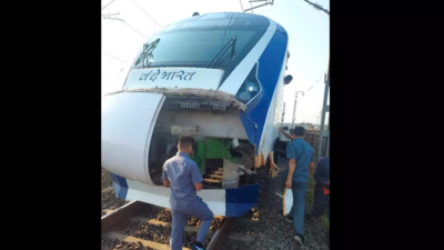 Vande Bharat Express rams into cattle again, third incident this month