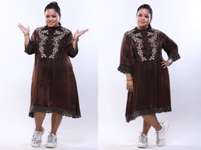 Bharti maintains the transformation post-pregnancy