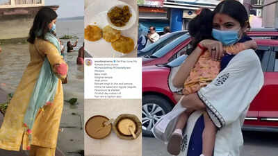 Anushka Sharma's Kolkata schedule for 'Chakda Xpress' was all about praying, eating and spending time with daughter Vamika