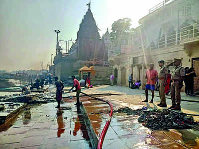 Preps on for Dev Deepawali in Varanasi