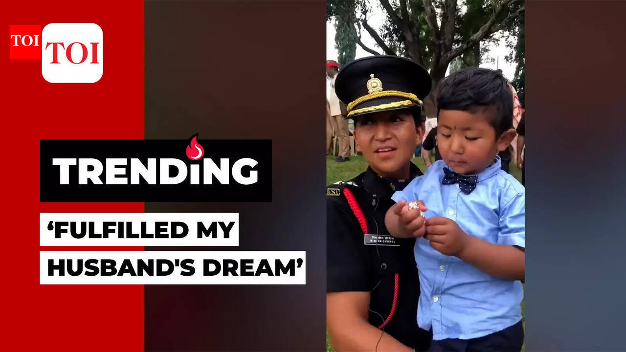 Fulfilled my husband's dream: Lt Rigzin Chorol on getting commissioned ...