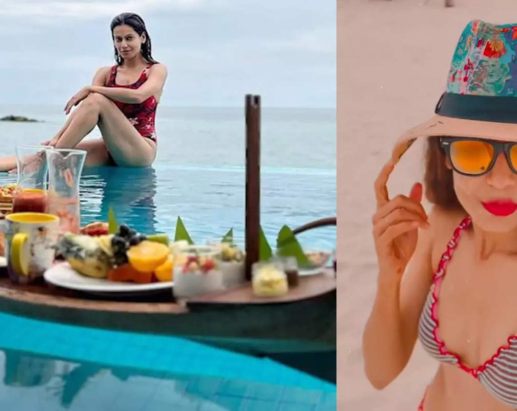 
Newlywed Payal Rohatgi stuns in swimwears as she shares glimpses from her honeymoon with Sangam Singh
