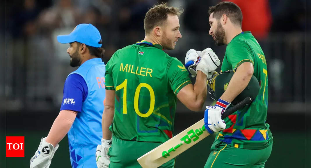 T20 World Cup: Miller, Markram energy South Africa to last-over win in opposition to India | Cricket Information – Occasions of India