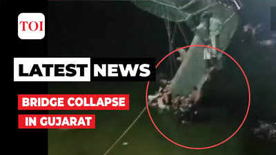 Bridge collapses in Gujarat's Morbi, several dead